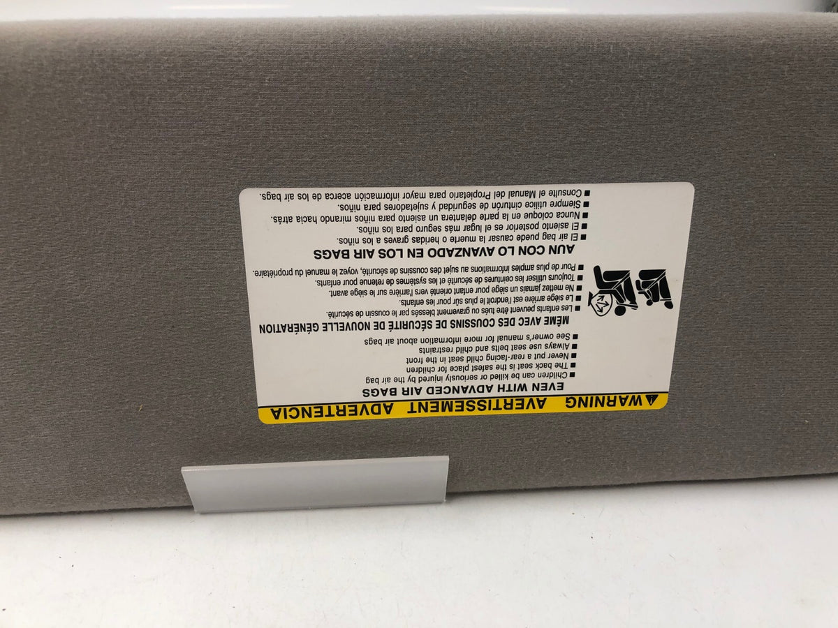 2011-2014 Toyota Sienna Passenger Sun Visor Gray Illuminated OEM C03B06056
