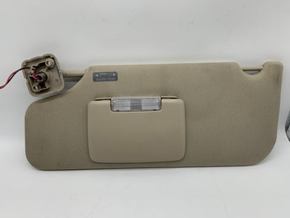 2010-2011 Ford Taurus Driver Side Sun Visor Sunvisor Gray Illuminated A02B54012