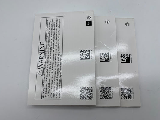 2020 Chevrolet Malibu Owners Manual Set OEM C03B23012