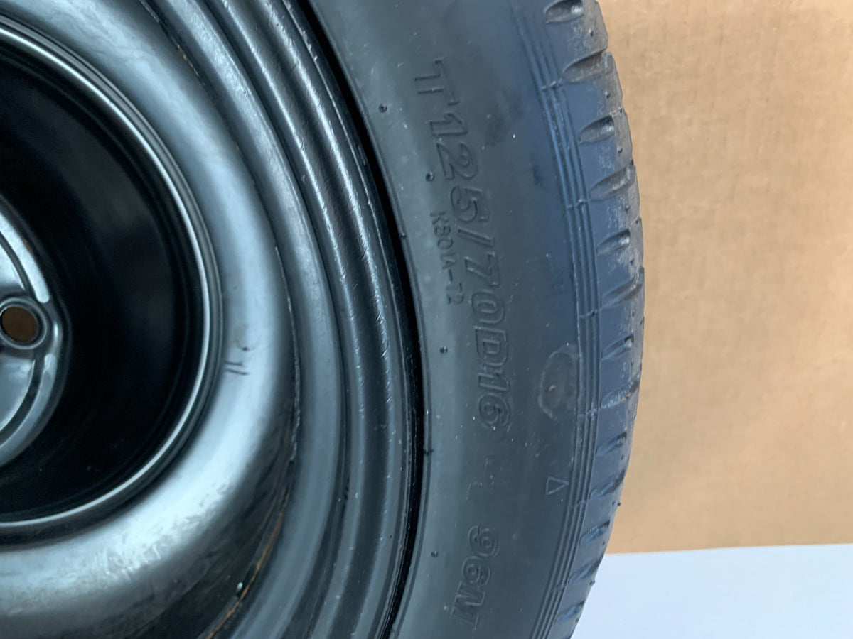 2014-2018 Mazda 3 Mazda3 16" Spare Tire Compact Donut T125/70D16