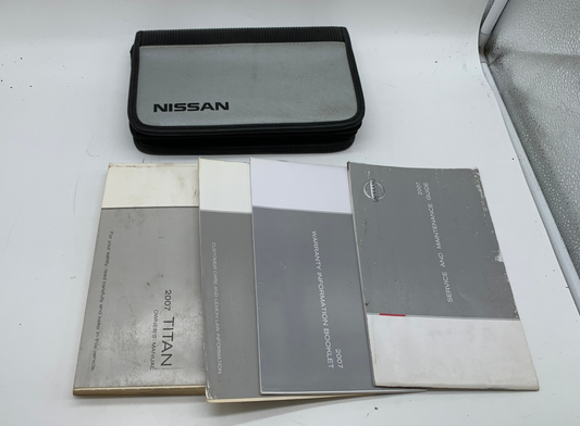2007 Nissan Titan Owners Manual Set with Case OEM D03B14017