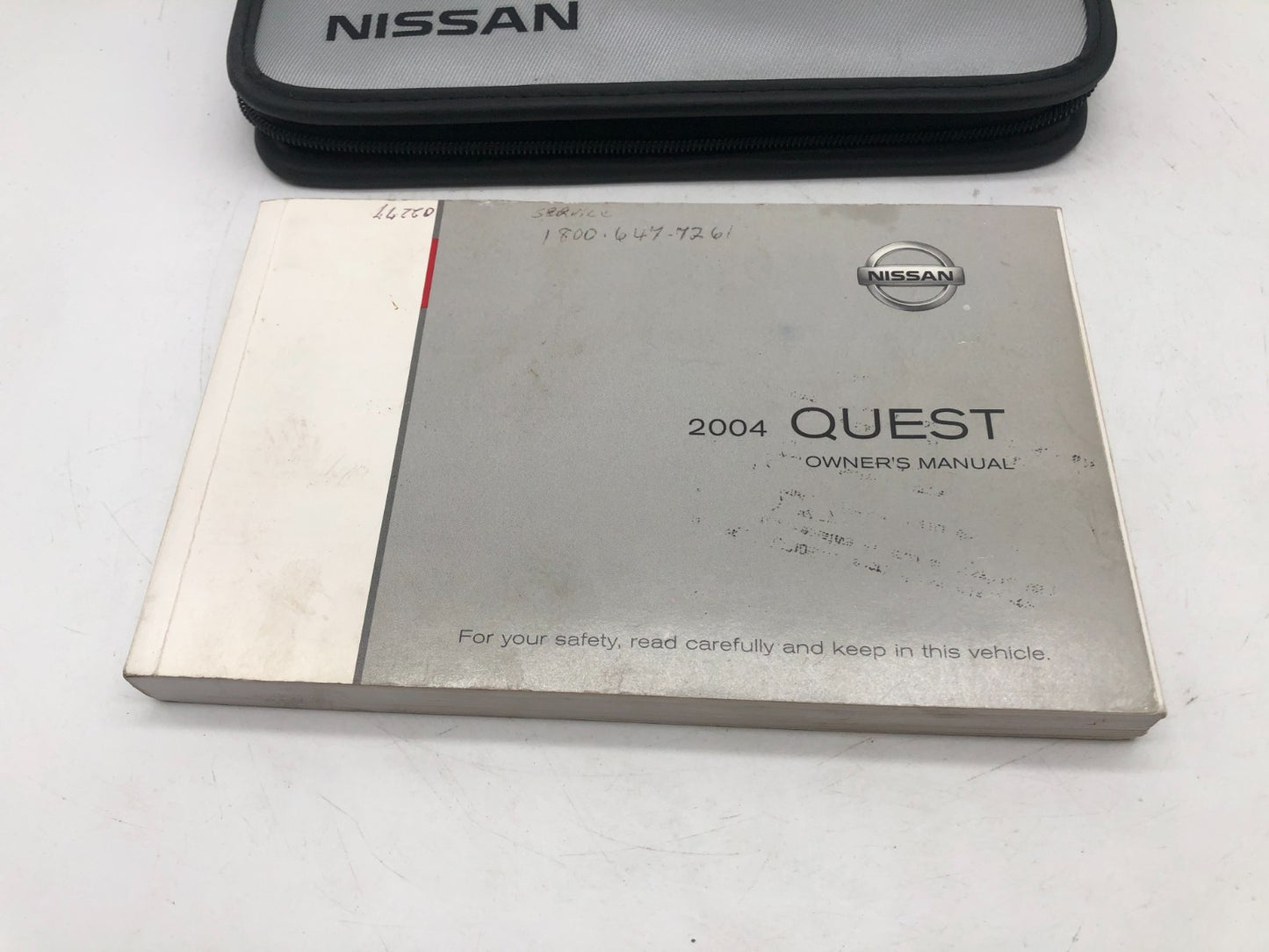2004 Nissan Quest Owners Manual with Case OEM A01B06003