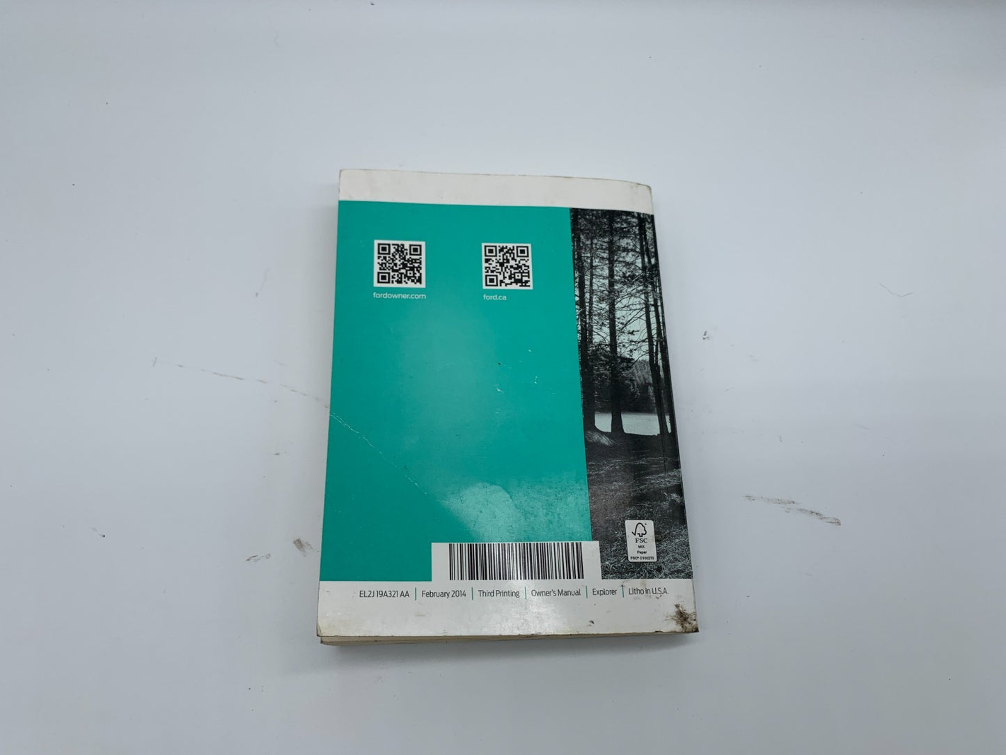 2014 Ford Explorer Owners Manual OEM B04B49012
