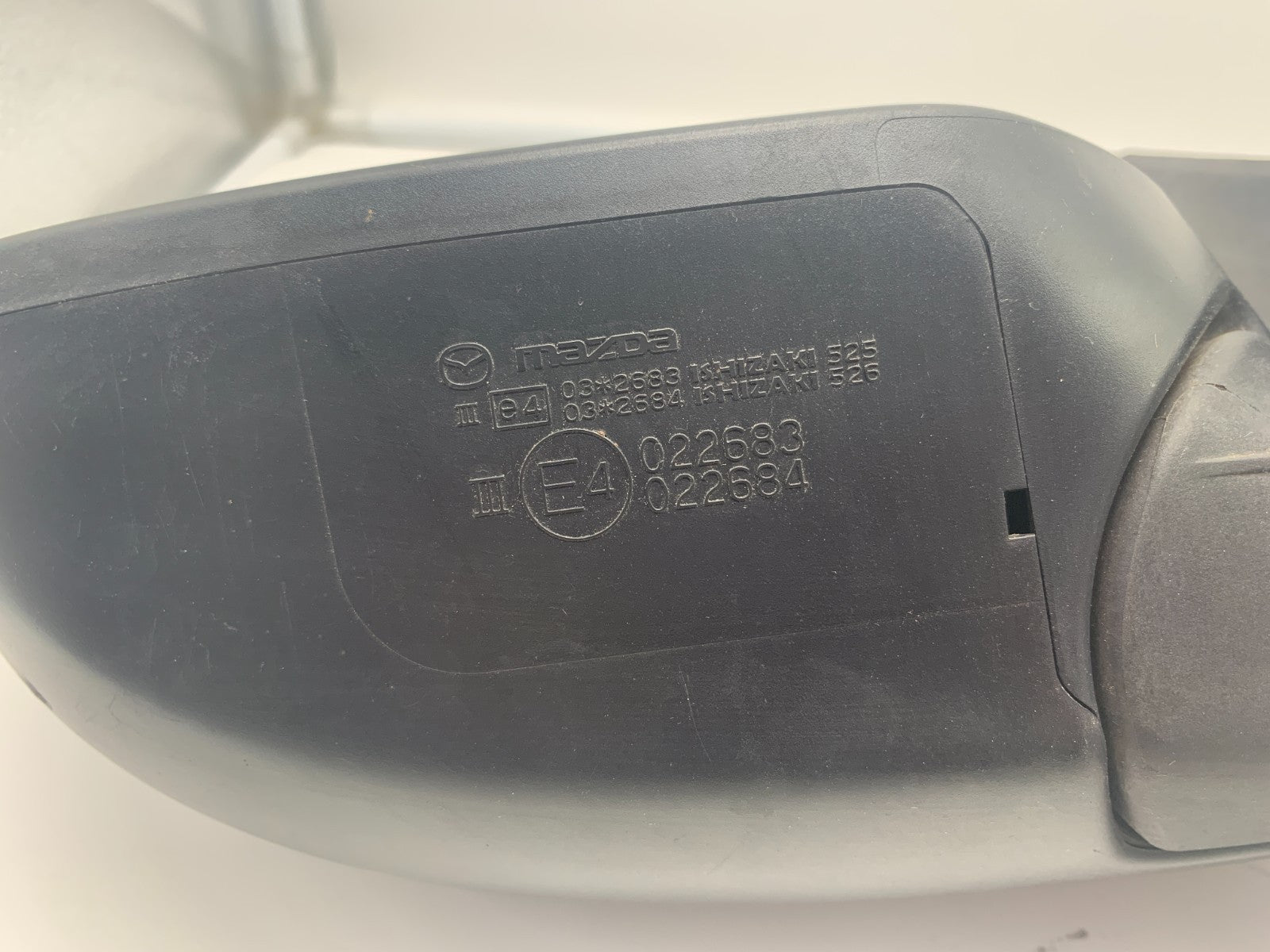 2010-2013 Mazda 3 Driver Side View Power Door Mirror Blue OEM C03B12001