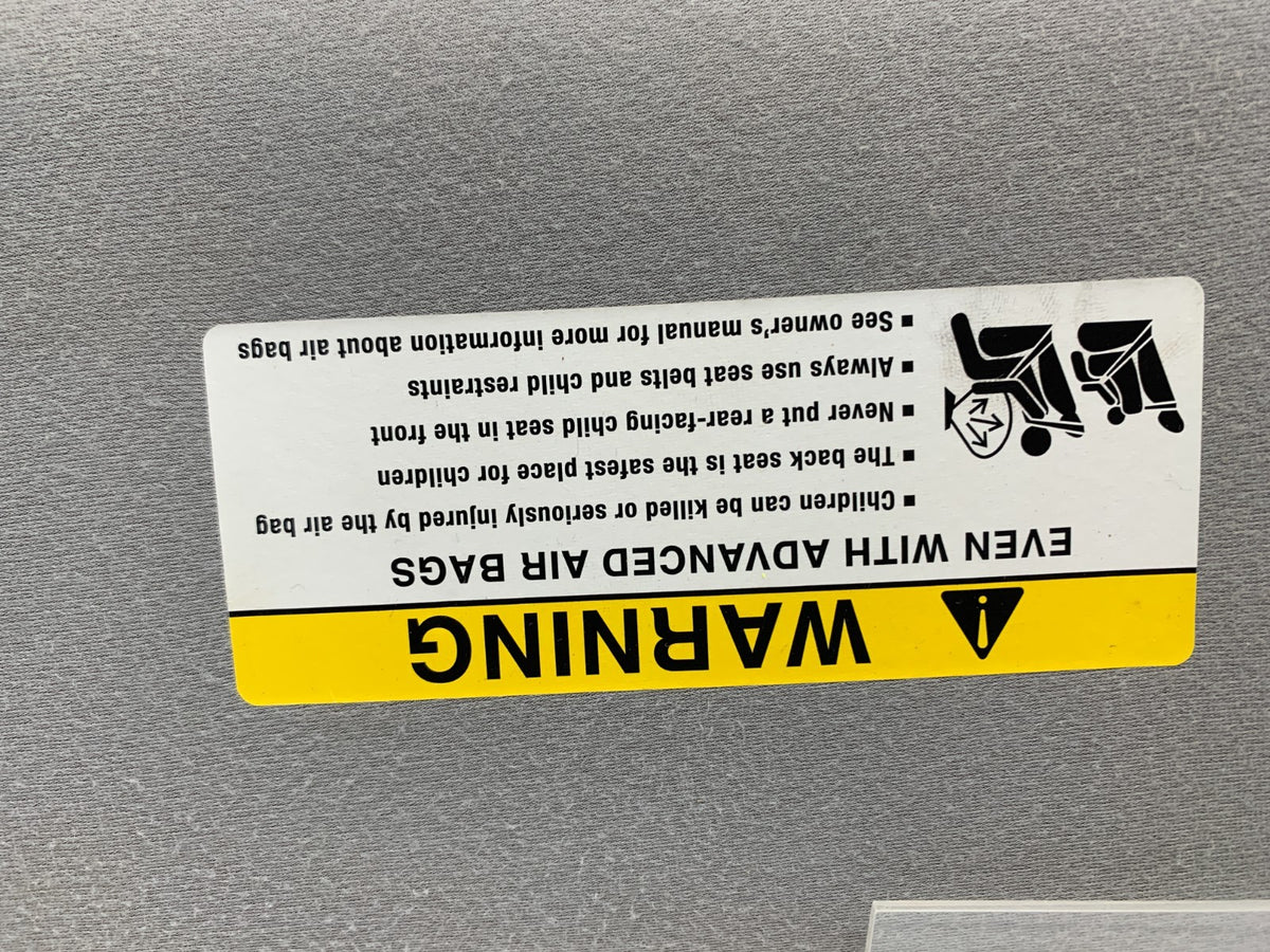 2010-2012 Mitsubishi Galant Passenger Sun Visor Gray OEM C01B50011