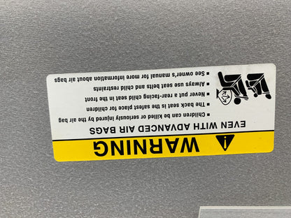 2010-2012 Mitsubishi Galant Passenger Sun Visor Gray OEM C01B50011