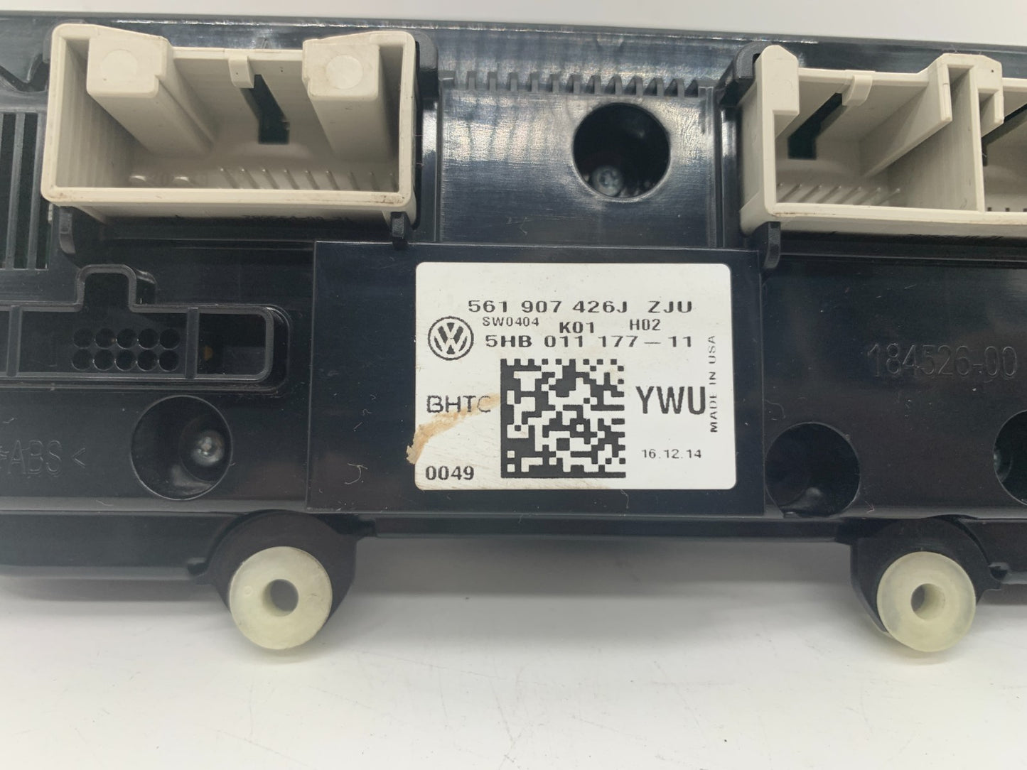 2013-2015 Volkswagen Passat Dual Zone Climate Control AC Heater Heated Seats OEM