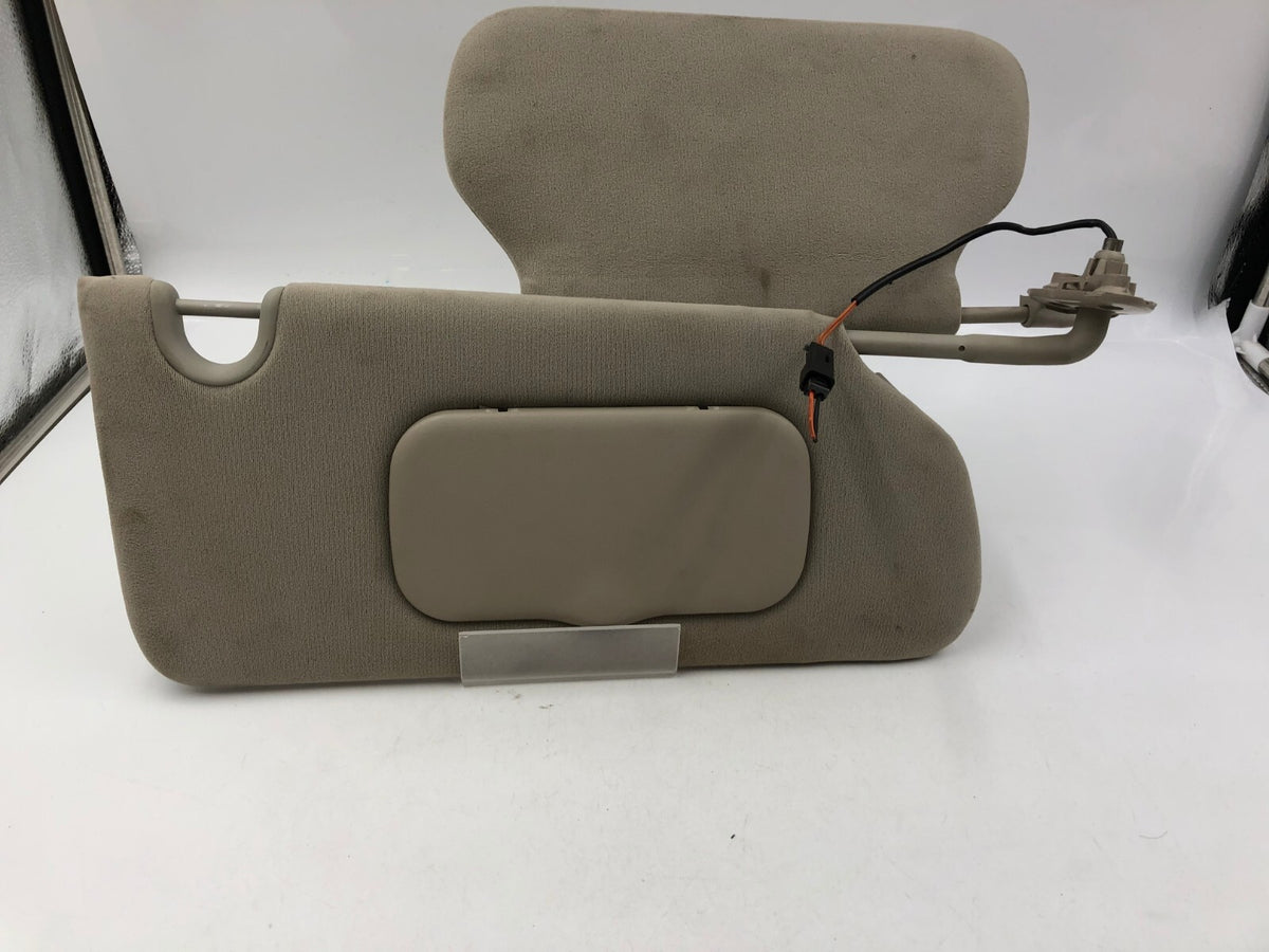 2006-2007 Cadillac DTS Passenger Sun Visor Beige Illuminated OEM A03B09040