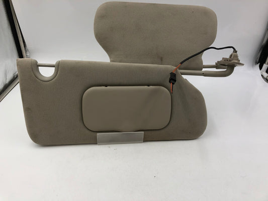 2006-2007 Cadillac DTS Passenger Sun Visor Beige Illuminated OEM A03B09040