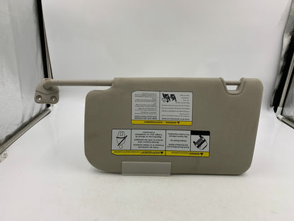 2017 Nissan Rogue Passenger Sun Visor Gray Illuminated OEM C01B10069