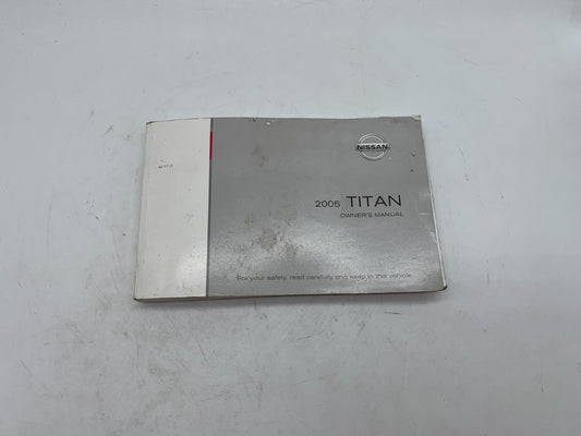 2005 Nissan Titan Owners Manual OEM B03B35007