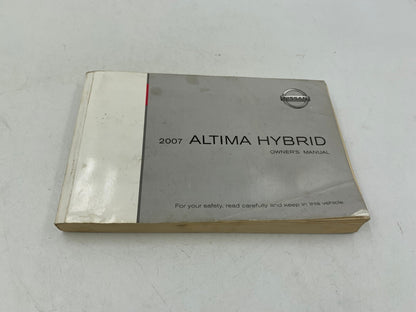 2007 Nissan Altima Hybrid Owners Manual Set with Case OEM D01B48007