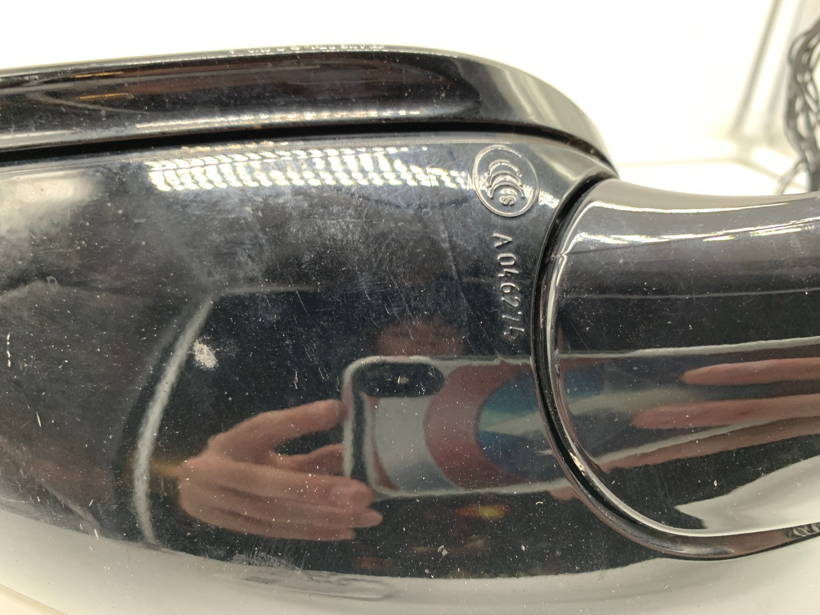 2007-2009 Mercedes-Benz E300 Driver Side View Power Door Mirror Black C01B19002