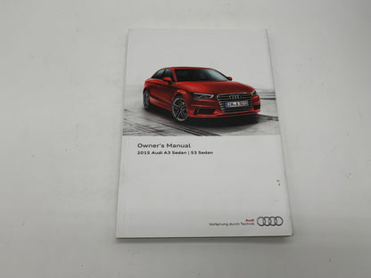 2015 Audi A3 Sedan Owners Manual Set with Case OEM C03B59011