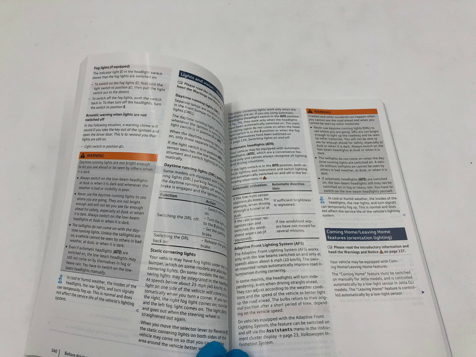 2017 Volkswagen Jetta GLI Owners Manual Set with Case OEM D02B60007