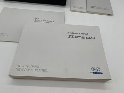 2016 Hyundai Tucson Owners Manual Set with Case OEM A03B13004