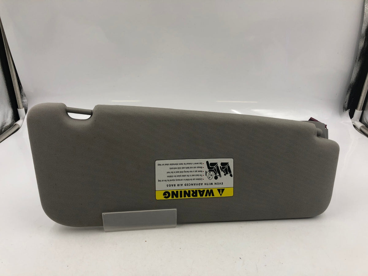 2008-2010 BMW 528i Driver Sun Visor Illuminated Gray OEM B01B16037