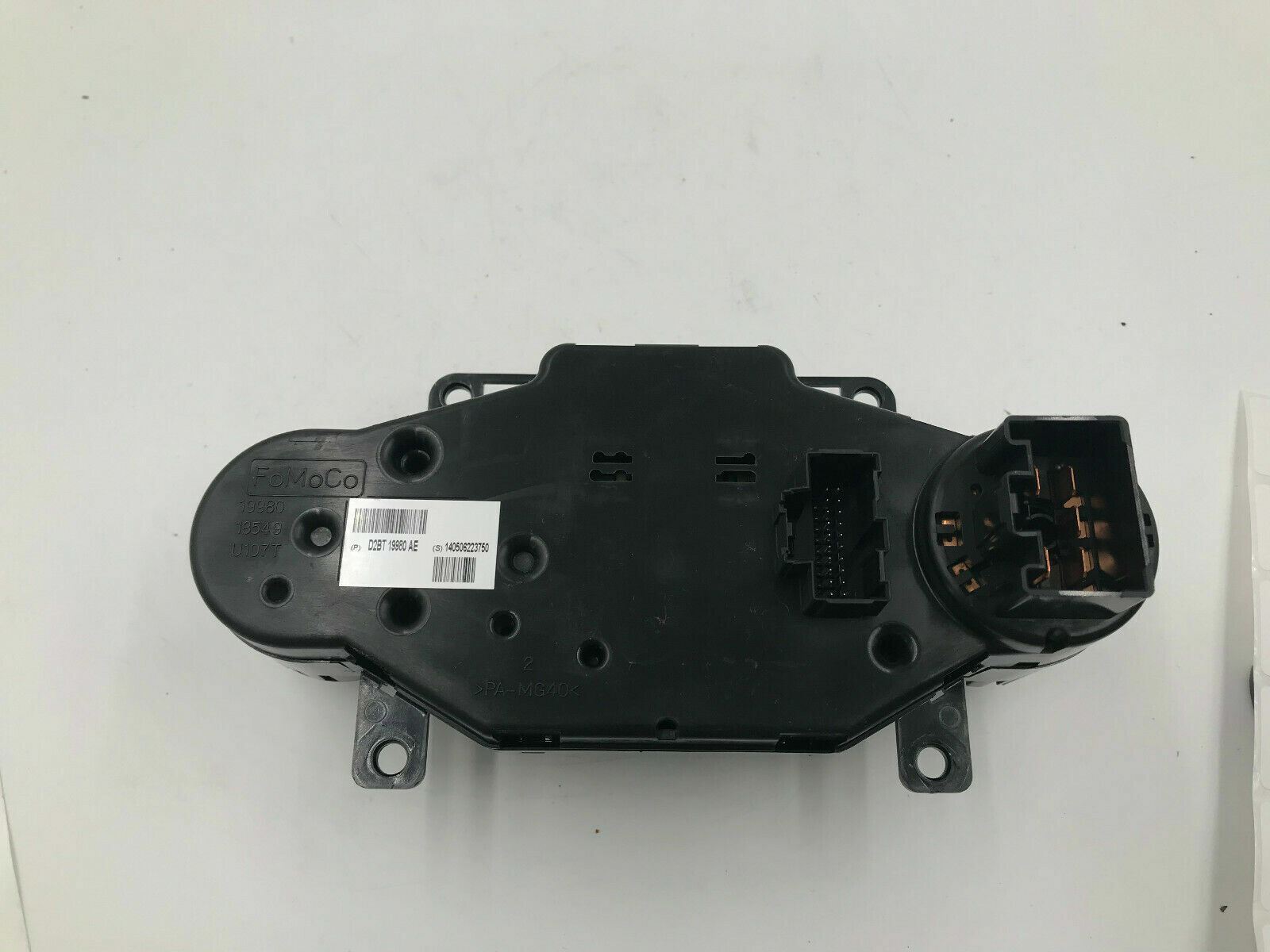 2014 Ford Fiesta AC Heater Climate Control Unit OEM D02B37009