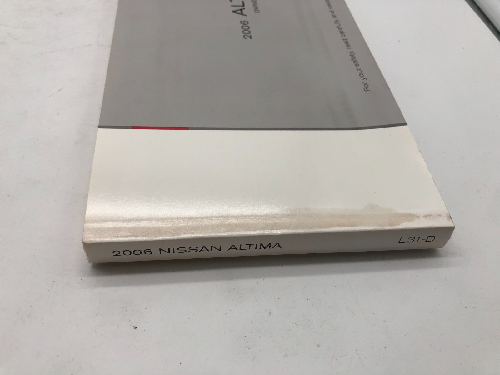 2006 Nissan Altima Owners Manual Set with Case OEM A01B05010
