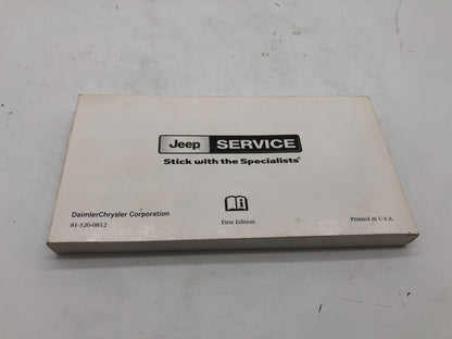 2008 Jeep Patriot Owners Manual OEM A03B03003