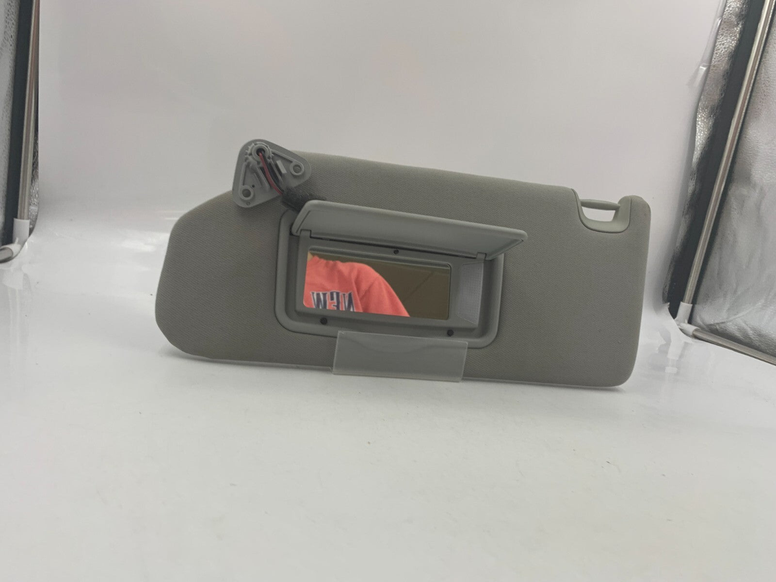 2012-2013 Mitsubishi Outlander Driver Sun Visor Gray Illumination OEM B02B15053