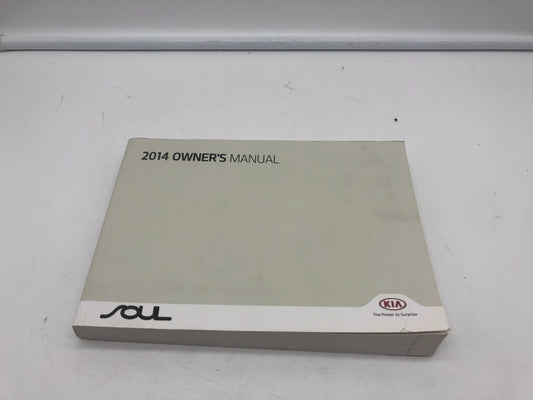 2014 Kia Soul Owners Manual OEM B01B41035