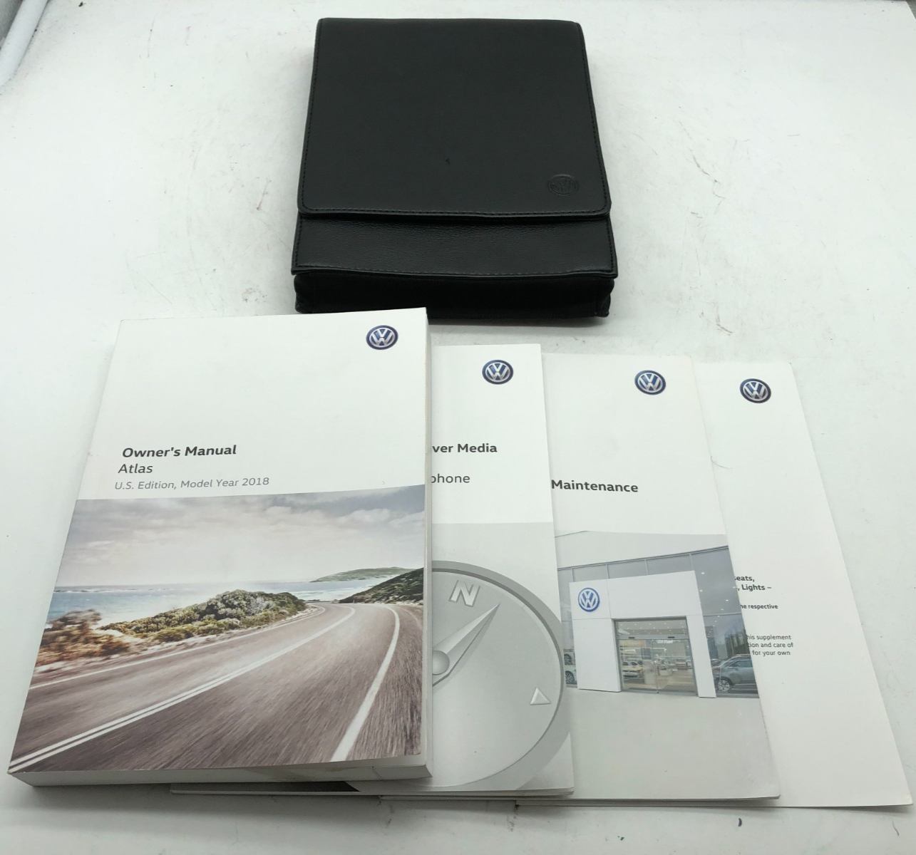 2018 Volkswagen Atlas Cross Sport Owners Manual Set with Case OEM B01B35009