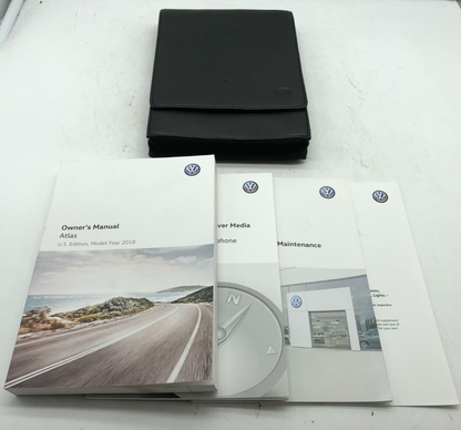 2018 Volkswagen Atlas Cross Sport Owners Manual Set with Case OEM B01B35009