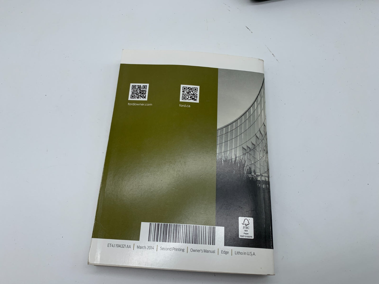 2014 Ford Edge Owners Manual Set with Case OEM A01B50012