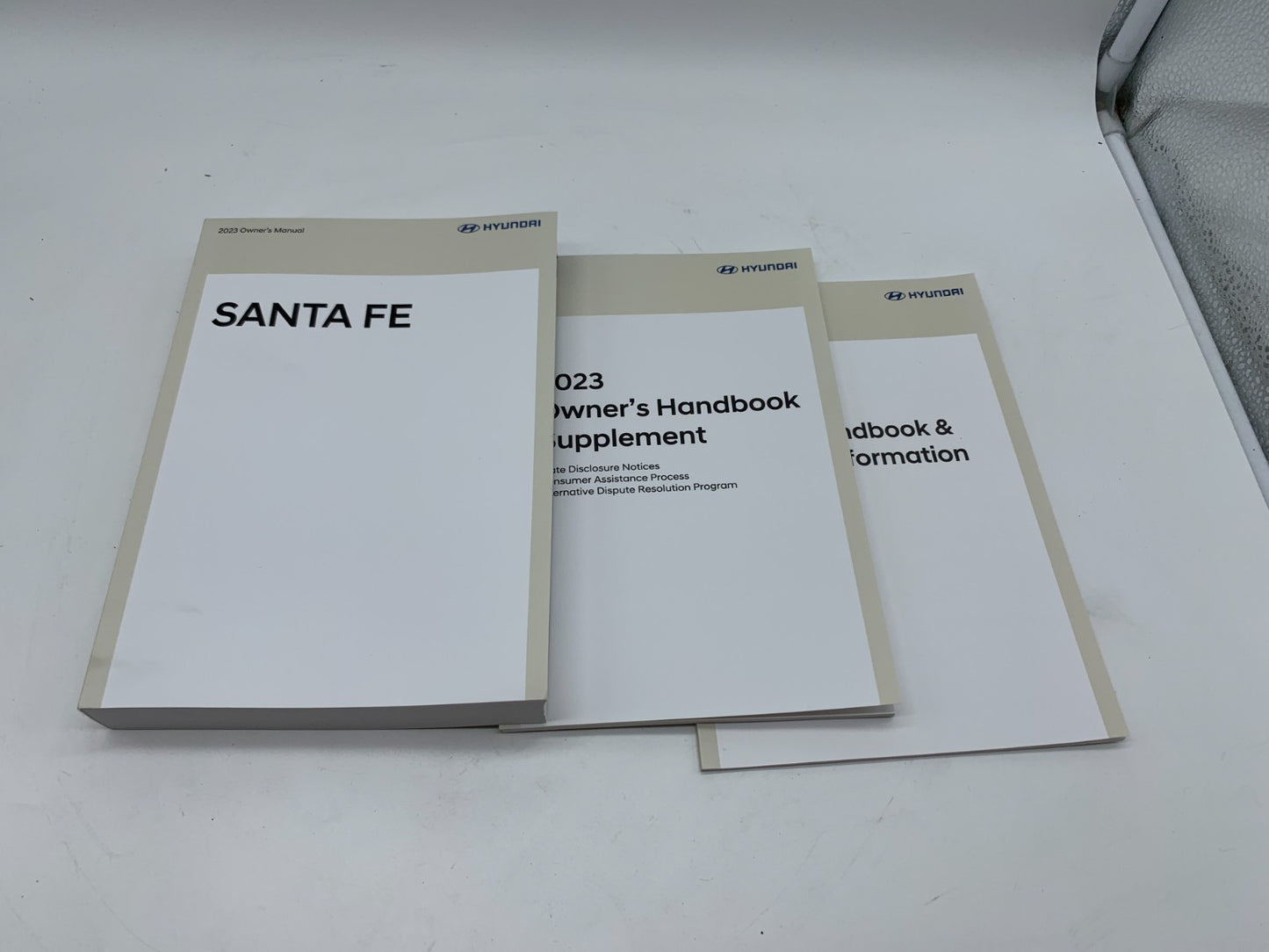 2023 Hyundai Santa FE Owners Manual Set OEM D01B62014