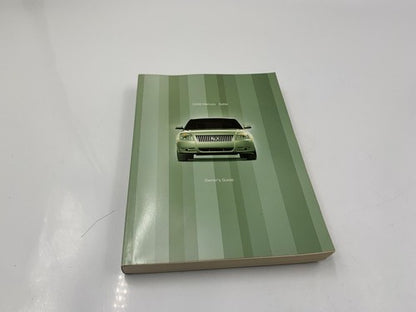 2008 Mercury Sable Owners Manual Set with Case OEM R01B17003