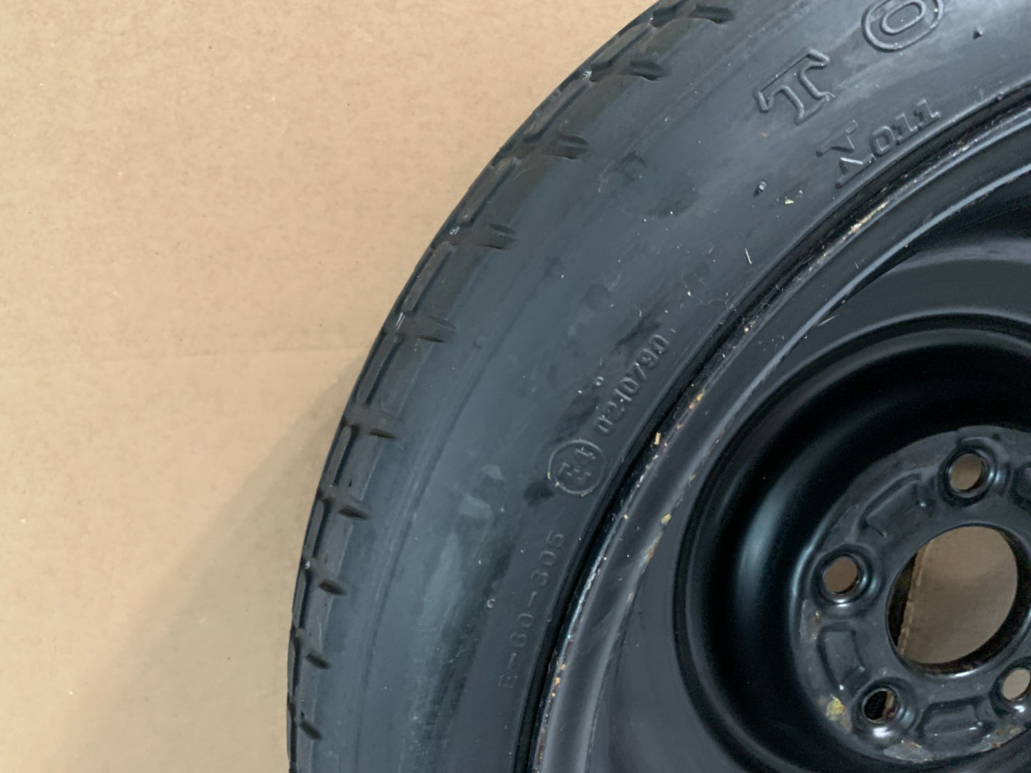 2010-2013 Mazda 3 Mazda3 15" Spare Tire Compact Donut T115/70D15 Emergency Spare