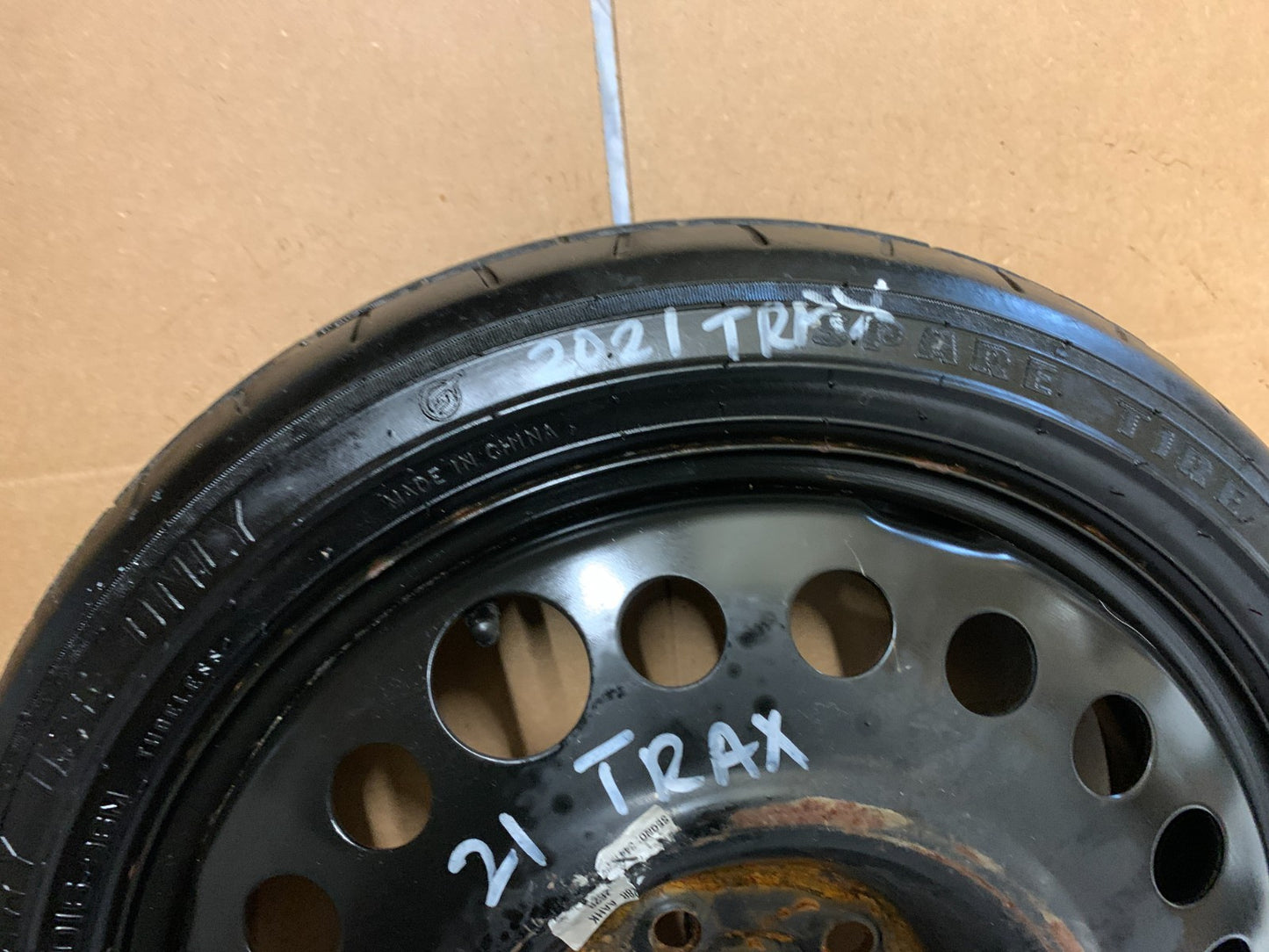 2013-2023 Chevrolet Trax 16" Spare Tire Wheel Compact Donut T125/70R16 96M