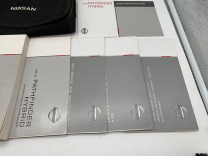 2014 Nissan Pathfinder Owners Manual Set with Case OEM D01B64009