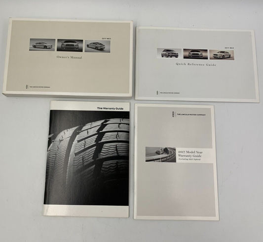 2017 Lincoln MKZ Owners Manual Set OEM B01B53002