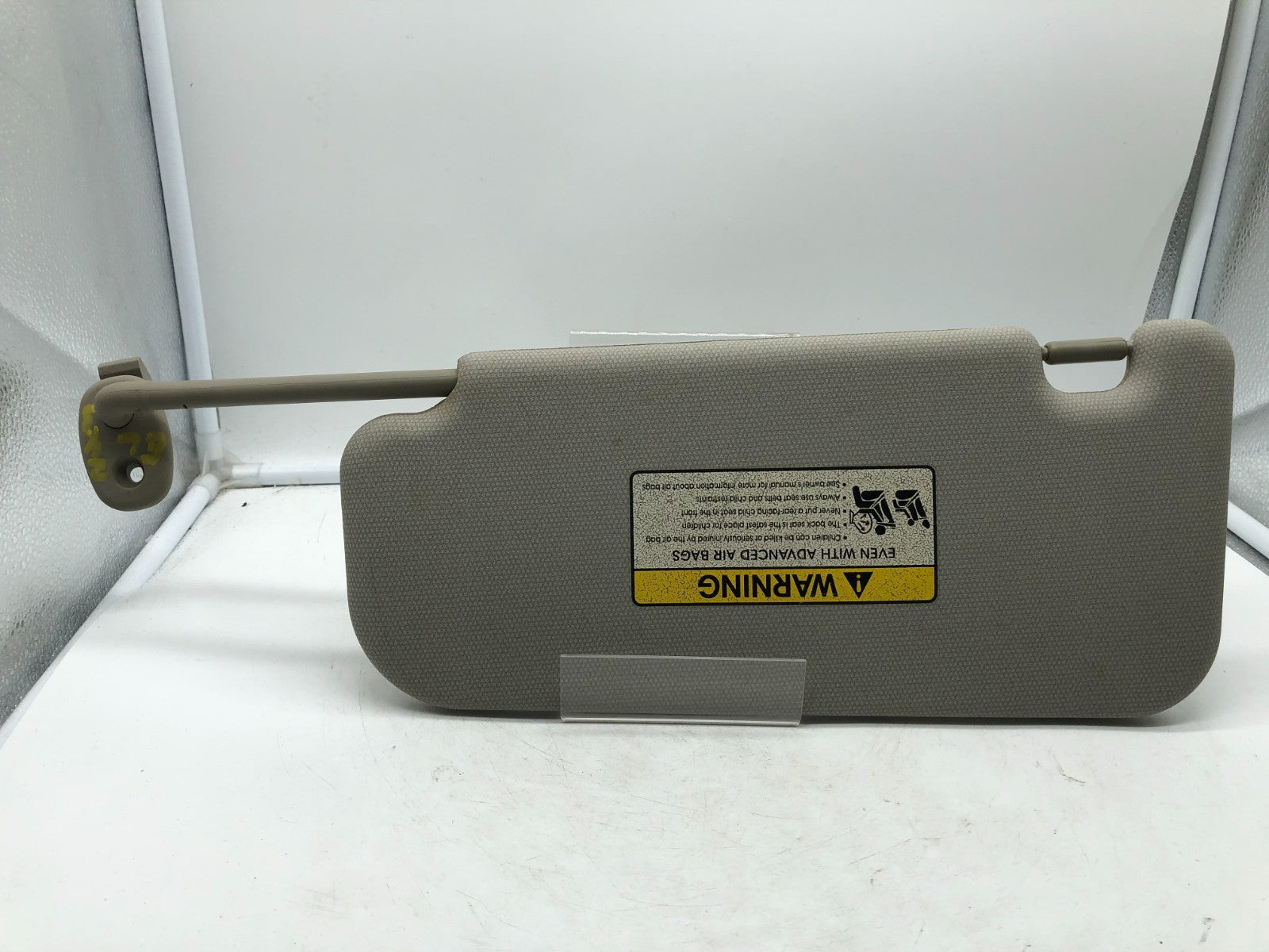 2012-2017 Kia Rio Passenger Sun Visor Beige OEM A02B12005