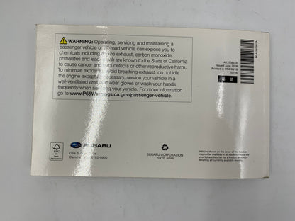 2019 Subaru Impreza Owners Manual Set with Case OEM D03B20073