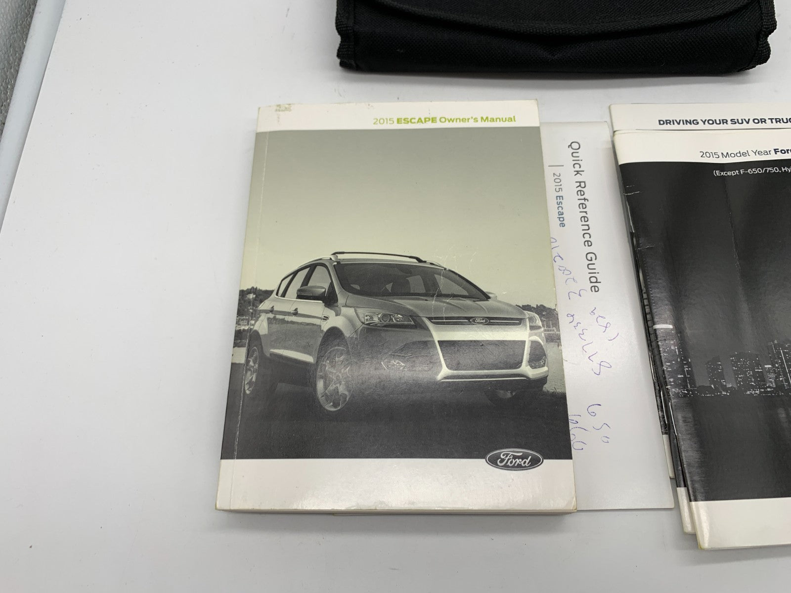 2015 Ford Escape Owners Manual Set with Case OEM C02B14056