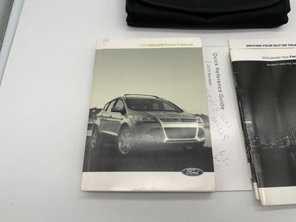 2015 Ford Escape Owners Manual Set with Case OEM C02B14056