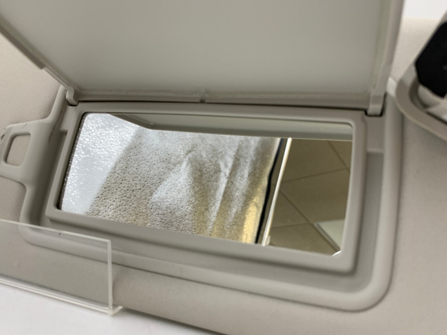 2017-2019 Jaguar XE Passenger Sun Visor Gray Illumination OEM B02B42054