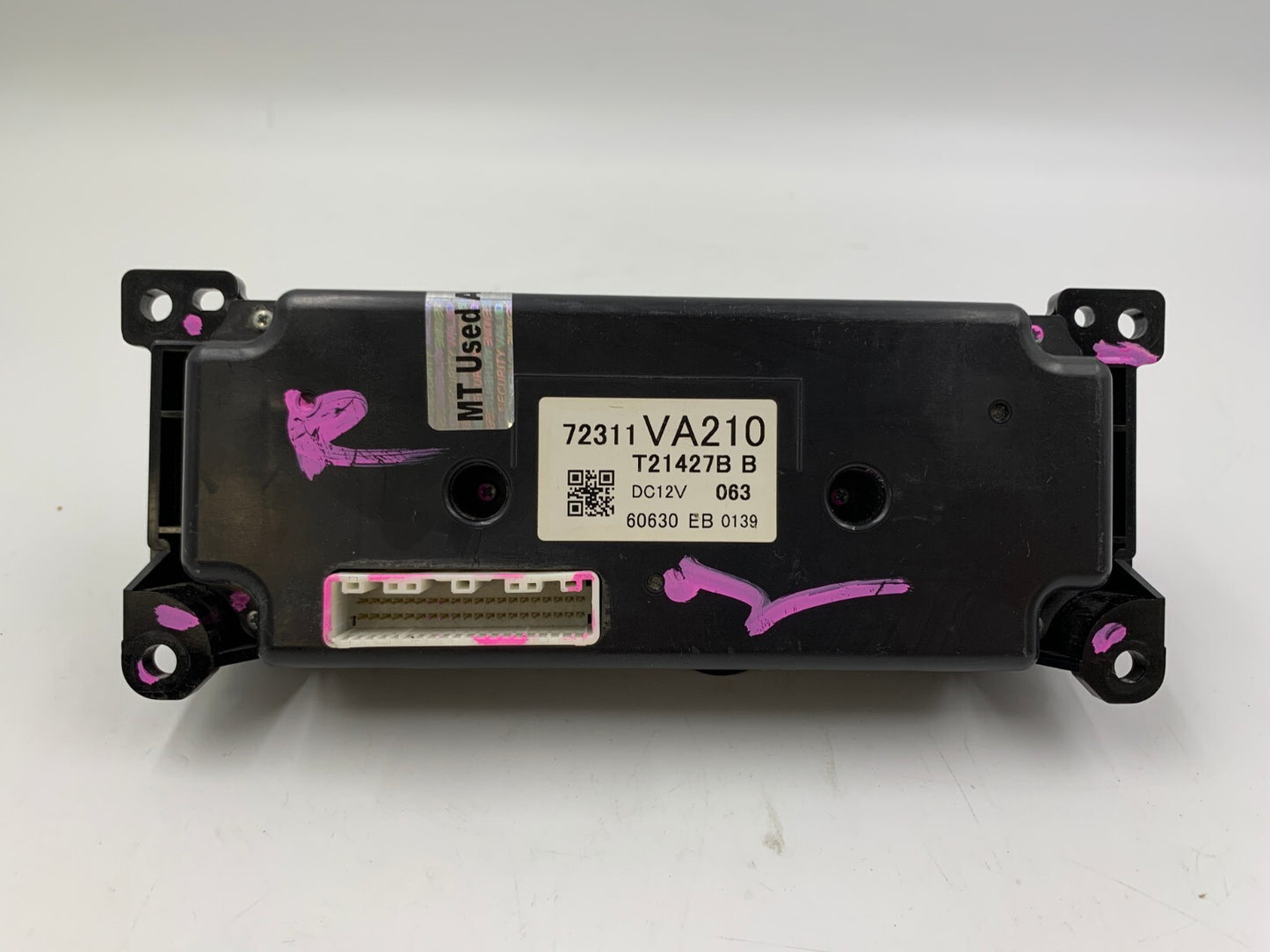 2017 Subaru WRX AC Heater Climate Control Unit OEM B04B26033