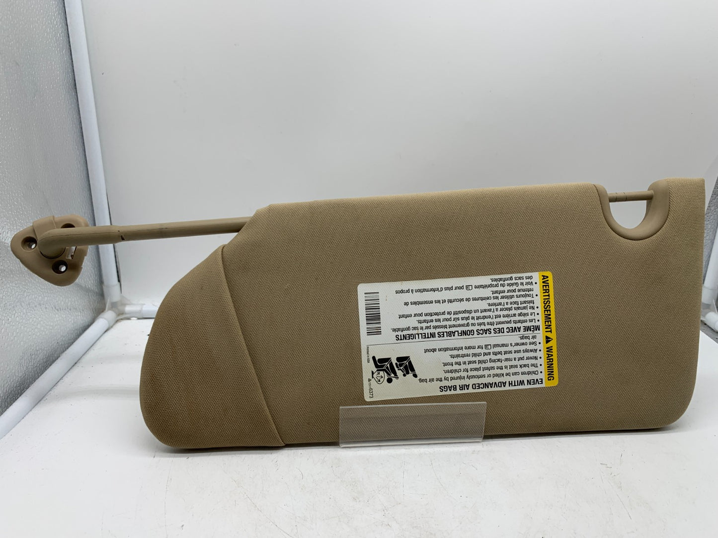 2006-2011 Buick Lucerne Passenger Sun Visor Brown Illuminated OEM A03B53002
