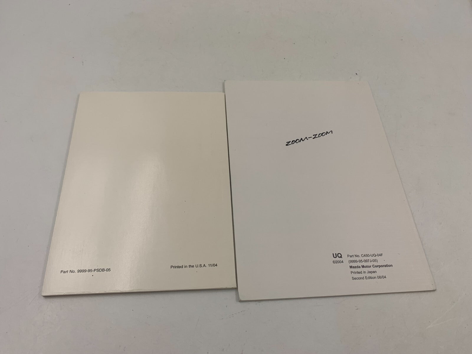 2005 Mazda 3 Owners Manual  Set with Case OEM D04B41053