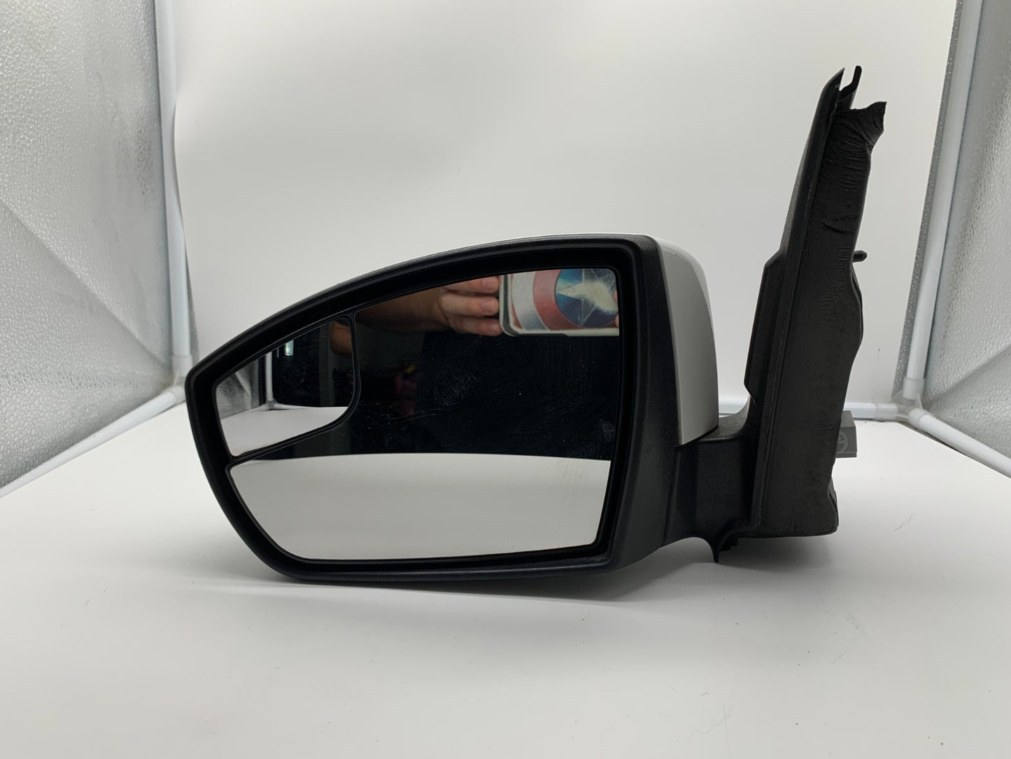 2013-2016 Ford Escape Driver Side View Power Door Mirror White OEM C02B56001