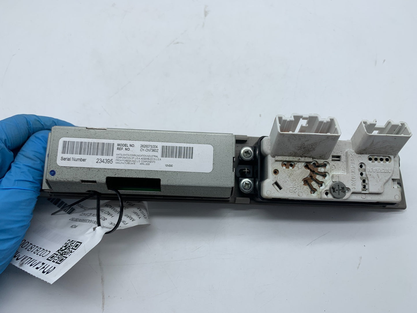 2004-2007 Nissan Armada Infiniti QX56 Rear Climate Control AC Heater C02B18100