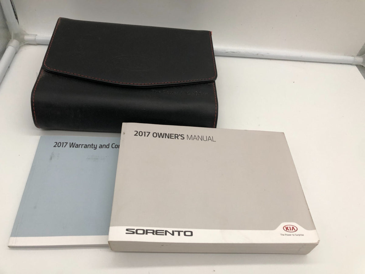 2018 Kia Sorento Owners Manual Set with Case OEM