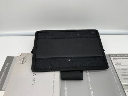 2012 Nissan Murano Owners Manual Set with Case OEM