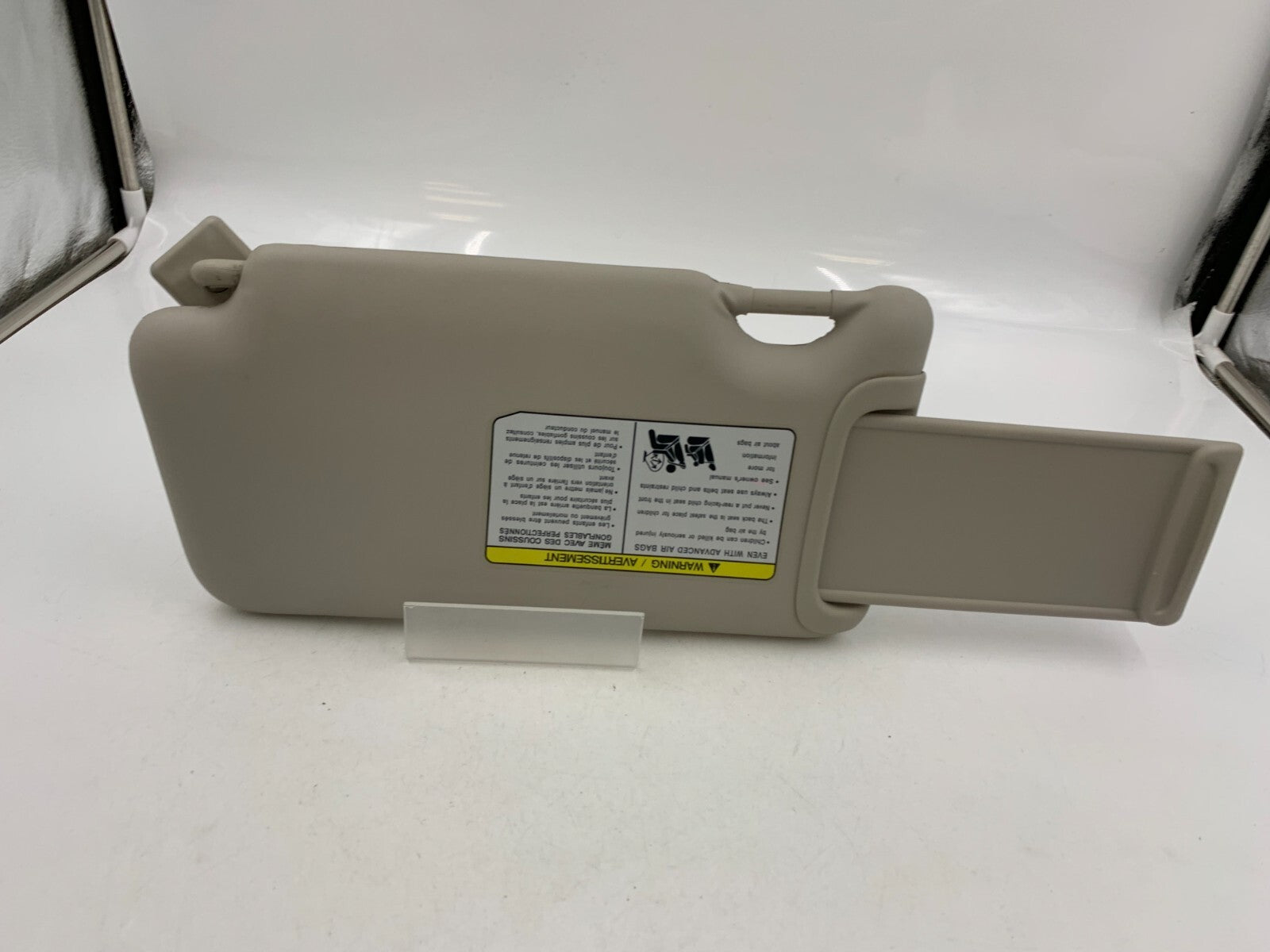 2015-2019 Nissan Versa Passenger Sun Visor Gray OEM D03B42002