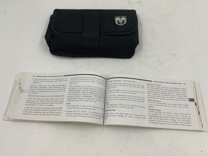 2009 Dodge Journey Owners Manual with Case OEM E02B59006