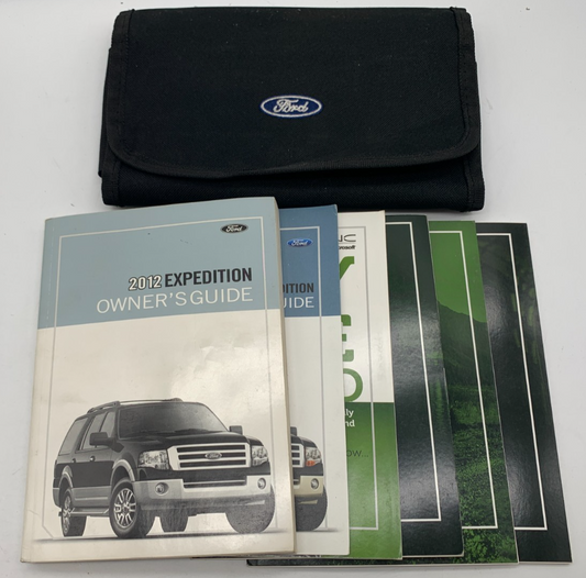 2012 Ford Expedition Owners Manual Set with Case OEM B04B19020